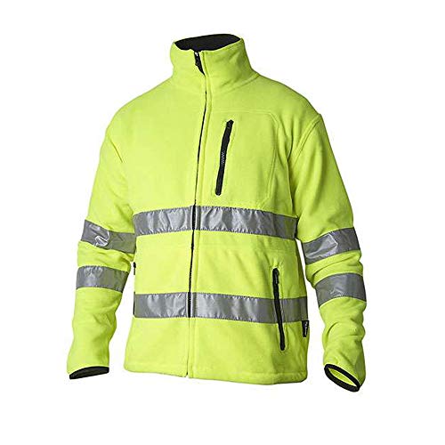 Top Swede 4642-10-04 Modell 4642 Warnschutz-Fleecejacke, Gelb, Größe S von Top Swede