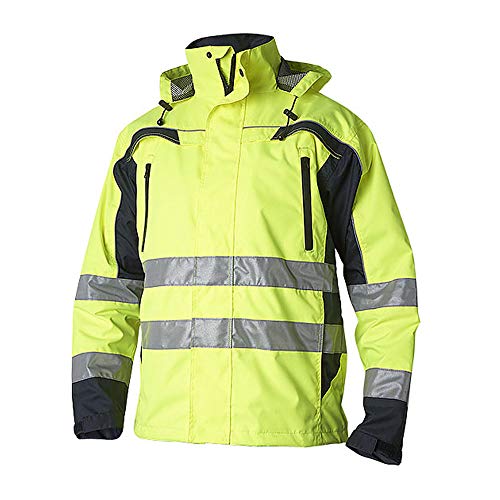 Top Swede 5217-12-08 Modell 5217 Hi Vis Wetterschutz Jacke, Gelb, Größe XXL von Top Swede