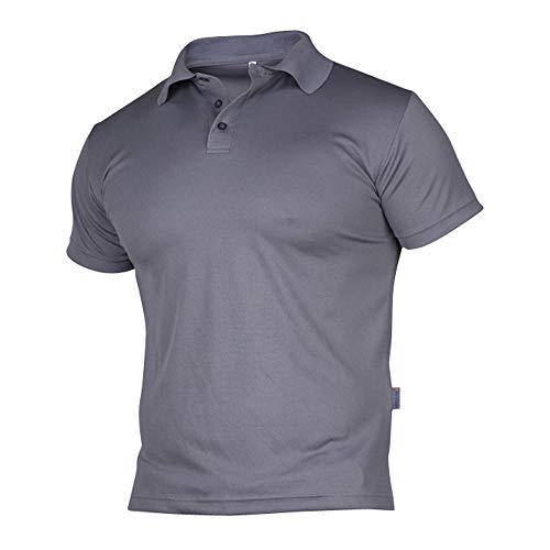 Top Swede 8127-09-07 Modell 8127 Funktions Poloshirt, Grau, Größe XL von Top Swede