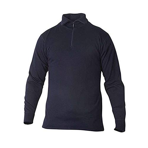 Top Swede 9737-02-08 Modell 9737 Zip Shirt, Marine, Größe XXL von Top Swede