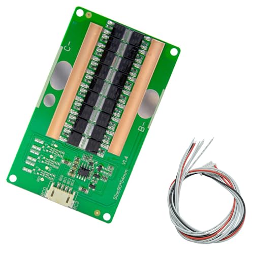 BMS Li-Ion Lithium PCB Schutzplatine Batterieausgleichsschutz Platine Ladeschutz, Geeignet für NCA Elektrofahrräder (3S 40A mit Ausgewogenem Schutz) von TopHomer