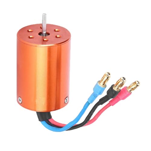 RC Bürstenloser Motor 2800KV wasserdichter Motor Ersatz 2838 für 1/14 RC Modelle, 2,3 mm Schaft von TopHomer