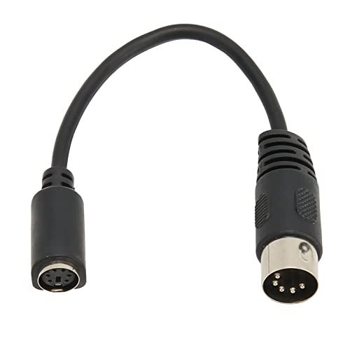 Für PS2 Tastatur Maus Konverter Adapter, 5 Pin DIN Männlich Bis DIN 6 Pin Weiblich Tastatur Maus Adapter Kabel Für PS2, 5,9 in von Topiky