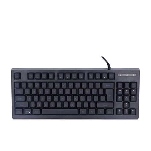 Gaming-Tastatur, Mechanische Tastatur, RGB-Hintergrundbeleuchtung, Kabelgebundene Tastatur, 87 Tasten, Ergonomische Tastatur, für -Gaming-PC-Computerarbeit Gaming-Tastatur, Mechanische Tastatur, RGB-Hintergrundbeleuchtung, Kabelgebundene Tastatur, 87 Tasten, Ergonomische Tastatur, für -Gaming-PC-Computerarbeit von Topiky