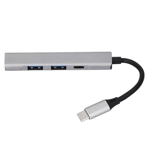 USB C Hub, 4 Anschlüsse, USB C Splitter, Mehrere USB 3.0 Hubs, mit 1 USB A 3.0, 2 USB 2.0, 1 Typ C, Daten USB Hub, Kompatibel mit USB C Laptops und Anderen Typ C Geräten von Topiky