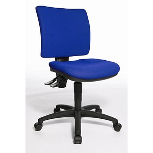 Topstar Bürostuhl U50, 8070 BC6 Stoff blau, Gestell schwarz von Topstar