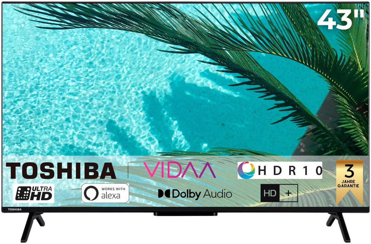 Toshiba 43UV2463DA DLED-Fernseher (108 cm/43 Zoll, 4K Ultra HD, Smart-TV) von Toshiba