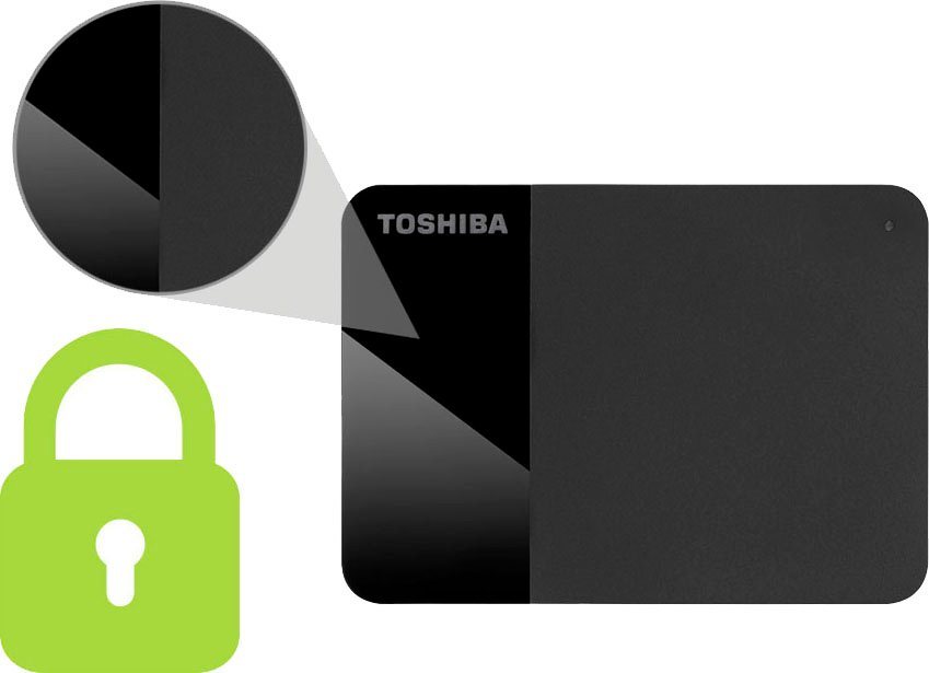 Toshiba Canvio Ready externe HDD-Festplatte (4 TB) 2,5" von Toshiba