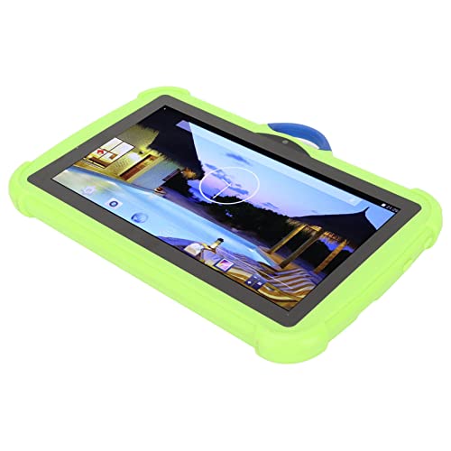 Tablet 7 Zoll, IPS HD Augenschutzbildschirm, Quad Core, 1 GB RAM 8 GB ROM, Kleinkind Tablet mit, WLAN, Zwei Kameras, Zwei Lautsprechern und Schutzhülle (EU-Stecker) von Tosuny