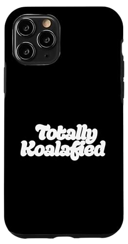 Hülle für iPhone 11 Pro Totally Koalafied - Australien Koala Lustiger Wortspiel Bär - Groovy von Totally Koalafied Australia Koala Funny Pun Design