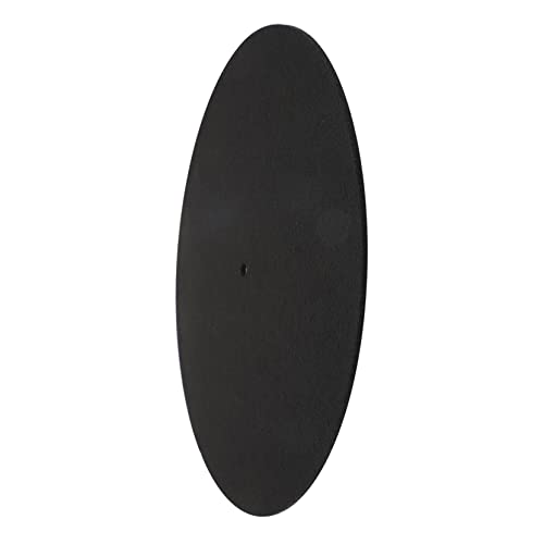 12 Filz Aufzeichnungsblock Draht Schallplattenmatte Rahmen Vinyl-regal Abspielgerät Lichter Schallplattenhüllen Teller Weißer Plattenspieler Drehscheibe Vinyl-display Gefühlt Black Totority von Totority