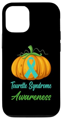 Hülle für iPhone 13 Pro Tourette-Syndrom Bewusstsein Kürbis Halloween Unterstützung lustig von Tourette Syndrome Awareness Products (Lwaka)