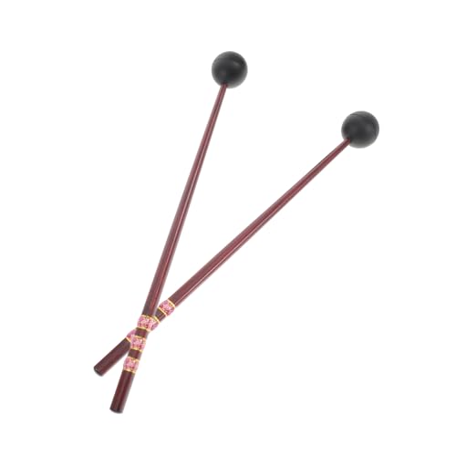 Toyvian 1 Paar Trommelhammer Zungentrommel Zubehör Drumstick Zubehör Universal Drum Mallets Marimba Mallet Percussion Stick Zungentrommel Mallets Drumstick Percussion Teile Holz von Toyvian