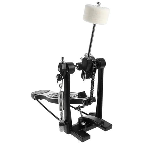 Toyvian Ersatzpedal Für Schlagzeug Kick-drum-pedal Austausch Des Trommelpedals Bassdrum-pedale Schlagzeug-einzelpedal Bassdrum-zubehör Drive-bassdrum-pedal Tuner Kickpedal Gusseisen von Toyvian