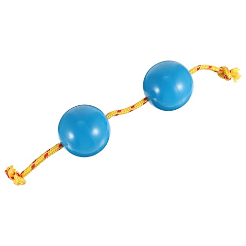 Toyvian Marakas Schlagzeug Instrument Rasseln Rhythmisch Musikalische Bälle Für Einhändiger Ball Sandhammer-schüttler Rhythmus-sandball Maracas Kletterseil Blue von Toyvian