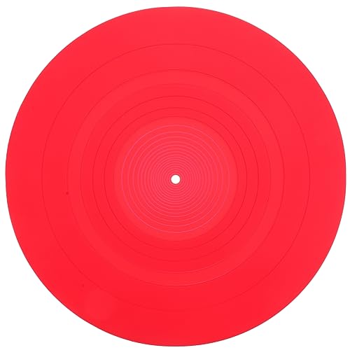 Toyvian Vinyl Schallplatten Silikonmatte Disc Schutzpolster Für Plattenspieler Rutschfest Schallabsorbierend Durchmesser Optimales Zubehör Für Schallplattenaufbewahrung Und von Toyvian