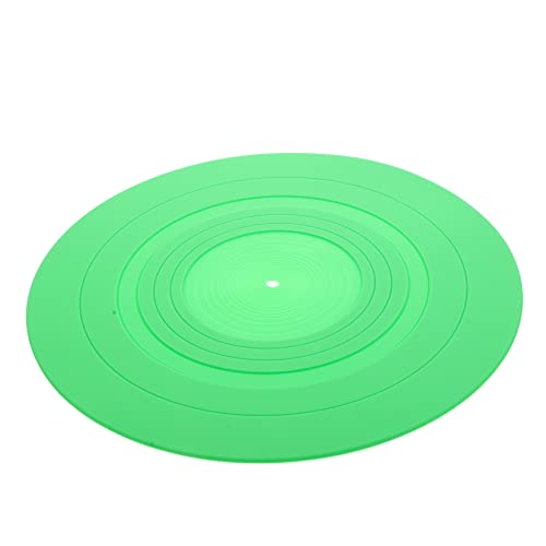 Toyvian Vinyl Schallplatten Silikonmatte Plattentellerauflage Und Disc Schutzpolster Für Plattenspieler Vibrationen Dämpfen Und Schallplatten Schonen Ideales Zubehör Für von Toyvian