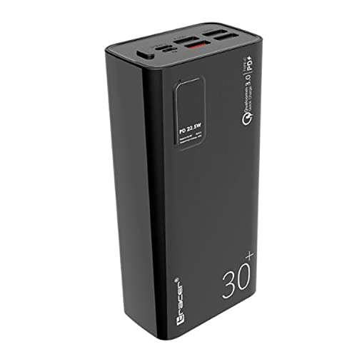 TRACER TRABAT47062 Powerbank External Battery MODI 30000mAh QC3.0 + PD + SPC von Tracer