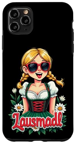 Hülle für iPhone 11 Pro Max Lausmadl Ersatz Dirndl Oktoberfest Ersatztracht Wiesn Outfit von Trachten Damen Dirndl Alternative Oktoberfest