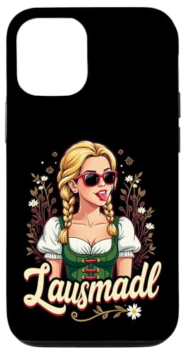 Hülle für iPhone 15 Lausmadl Ersatz Dirndl Oktoberfest Ersatztracht Wiesn Outfit von Trachten Damen Dirndl Alternative Oktoberfest