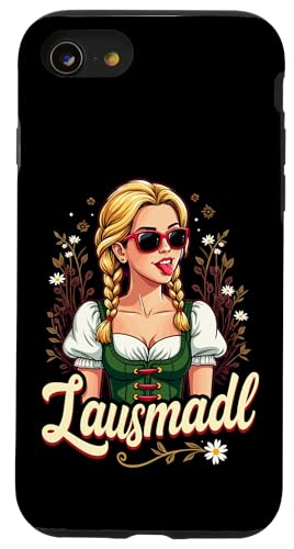 Hülle für iPhone SE (2020) / 7 / 8 Lausmadl Ersatz Dirndl Oktoberfest Ersatztracht Wiesn Outfit von Trachten Damen Dirndl Alternative Oktoberfest