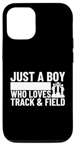 Hülle für iPhone 15 Leichtathletik Nur ein Junge, der Leichtathletik liebt von Track And Field Clever Sport Humor