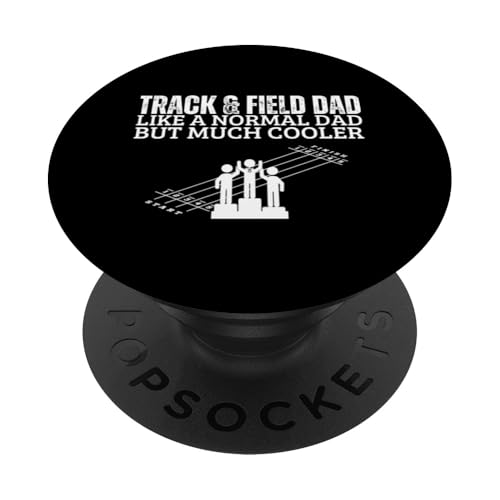 Track & Field Dad Father Zitat Lustiges Track and Field PopSockets mit austauschbarem PopGrip von Track And Field Clever Sport Humor