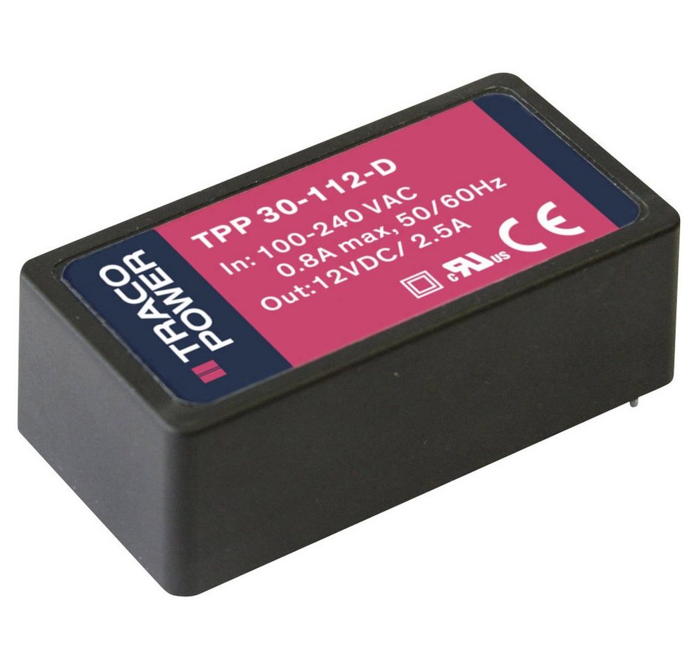 TracoPower TracoPower TPP 30-112-D Schaltnetzteil 12 V/DC 2.5 A 30 W AC/DC-Einbaunetzteil TracoPower TracoPower TPP 30-112-D Schaltnetzteil 12 V/DC 2.5 A 30 W AC/DC-Einbaunetzteil von TracoPower