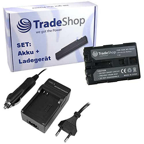 Angebot IM Set: Kamera Li-Ion Akku 2000mAh + Akku Ladegerät mit Kfz Adapter für Sony DCR-DVD-301 DCR-HC-14 DCR-HC-14E DCR-HC-88 DCR-HC-1 DCR-HC-15 DCR-HC-15E DCR-PC-100 DCR-PC-101 DCR-PC-105 von Trade-Shop