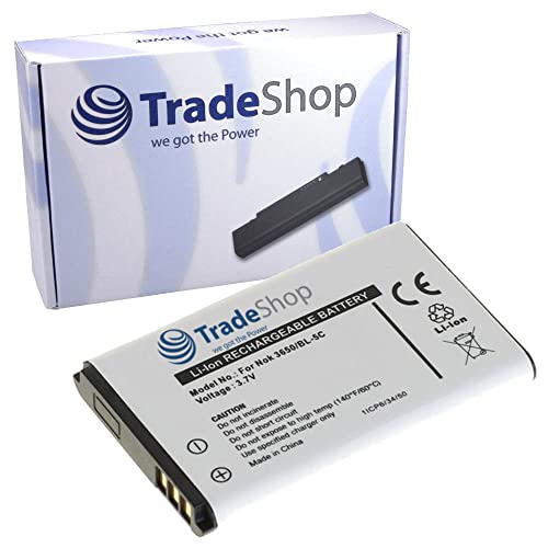 Trade-Shop Premium Li-Ion Akku 3,7V ersetzt Alcatel 10000058 RTR001F01 für Alcatel Lucent 8242 DECT 3BN67330AA Alcatel 8232 von Trade-Shop