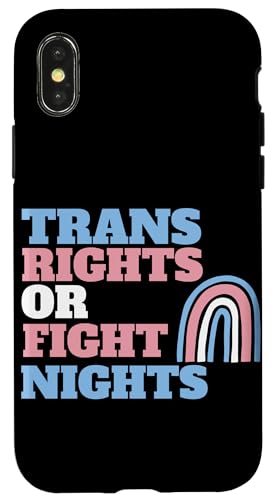 Transrechte Sind Menschenrechte unterstützung Hülle für iPhone X/XS von Trans Rechte Unterstützer