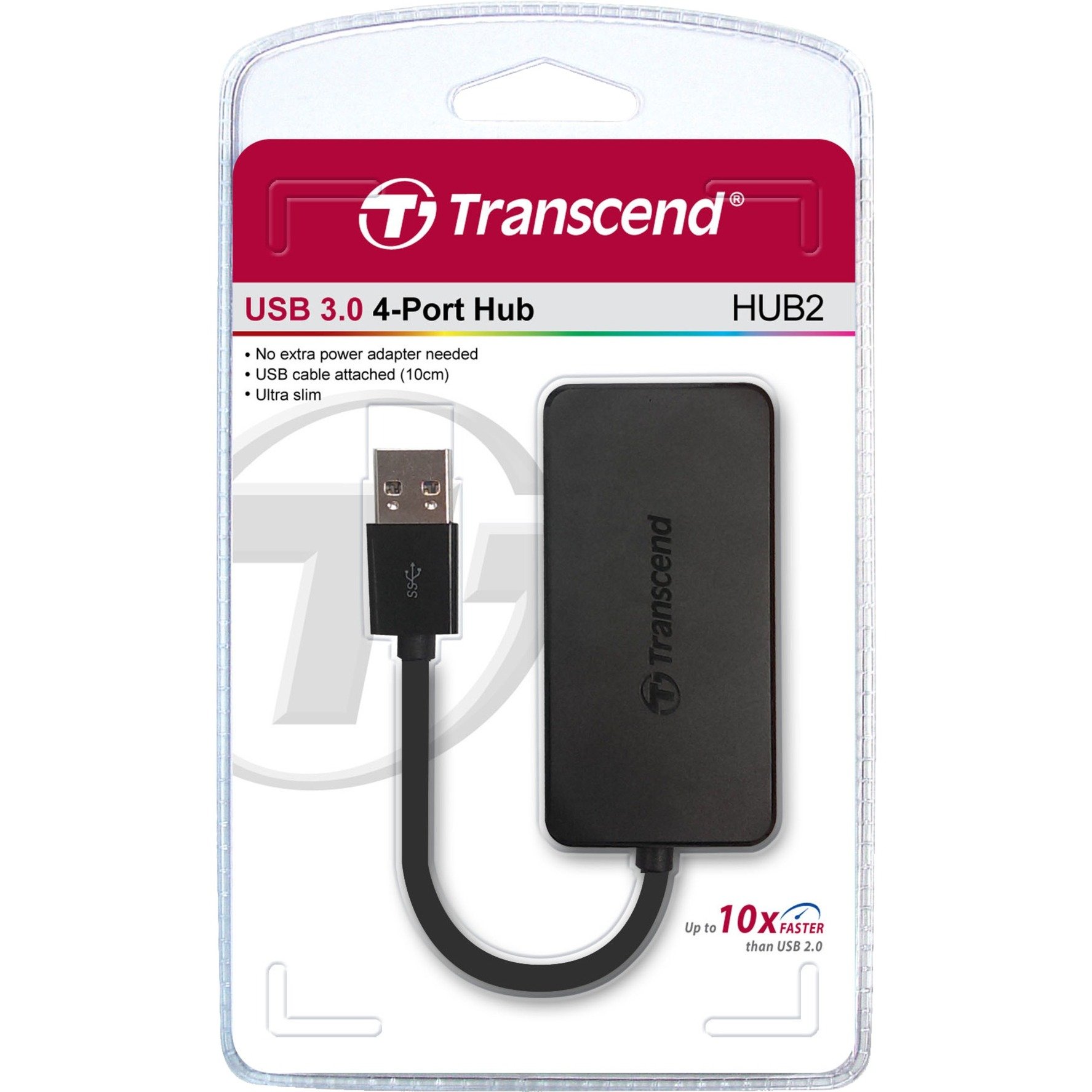 4-Port USB 3.0 Hub, USB-Hub von Transcend