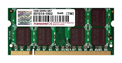 Transcend 1GB DDR2 Arbeitsspeicher PC-5300 667MHz TS128MSQ64V6J von Transcend