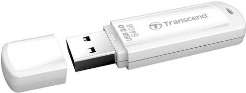 Transcend JetFlash® 730 USB-Stick 64GB Weiß TS64GJF730 USB 3.2 Gen 1 (USB 3.0) von Transcend