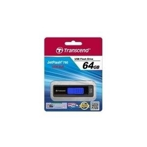 Transcend JetFlash 760 - USB-Flash-Laufwerk - 64GB - USB3.0 - Elegant Black (TS64GJF760) von Transcend