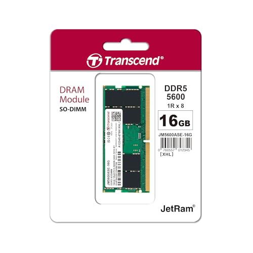 Transcend Laptop-Arbeitsspeicher Modul 16GB DDR5 5600MHz - JM5600ASE-16G von Transcend