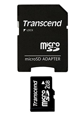 Transcend Micro SD 2GB Speicherkarte mit SD-Adapter von Transcend