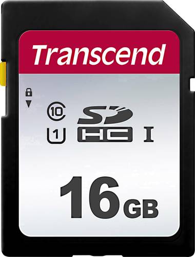 Transcend Premium 300S SDHC-Karte 16GB Class 10, UHS-I, UHS-Class 1 von Transcend