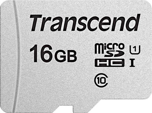 Transcend Premium 300S microSDHC-Karte 16GB Class 10, UHS-I, UHS-Class 1 von Transcend