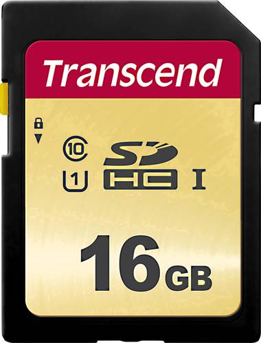 Transcend Premium 500S SDHC-Karte 16GB Class 10, UHS-I, UHS-Class 1 von Transcend