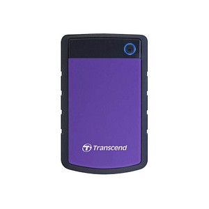 Transcend StoreJet 25H3B 2 TB externe HDD-Festplatte schwarz, violett von Transcend