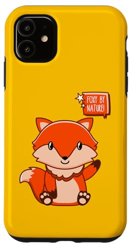 Hülle für iPhone 11 Fuchs von Natur! Lustiger selbstbewusster cleverer verspielter Fuchs winkend Hi von Transformed Design