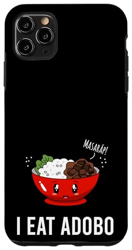 Hülle für iPhone 11 Pro Max ICH ESSE ADOBO - MASARAP! (Lecker auf Tagalog) - Philippinisches Essen von Transformed Design