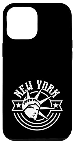 Hülle für iPhone 12 Pro Max New York Freiheitsstatue – Stars & Stripes – Urban Style von Transformed Design