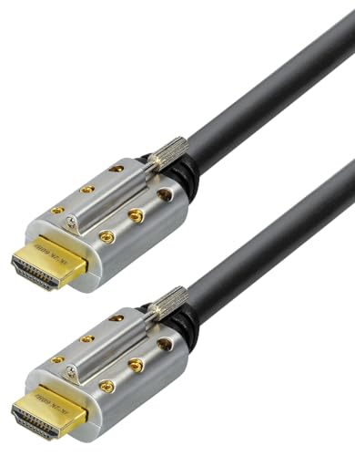 Transmedia C505-10L Aktives 4k / UHD HDMI 2.0 Kabel Länge 10m, 4k bei 60Hz Schwarz von Transmedia