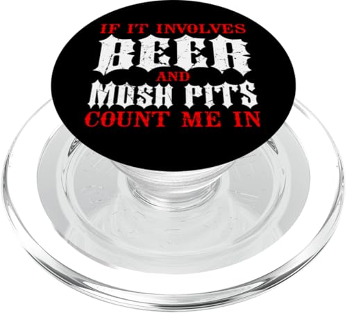 Heavy Metal Trash Metal Metalhead Musik PopSockets PopGrip für MagSafe von Trash Metal Heavy Metal Metalhead Rock