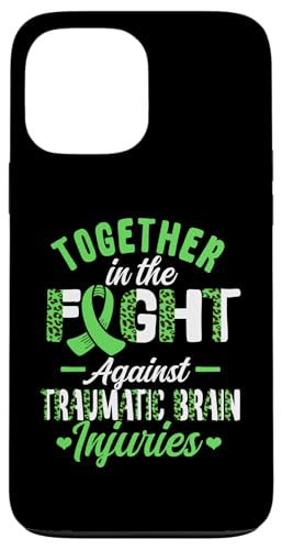 Hülle für iPhone 13 Pro Max Gemeinsam im Kampf gegen traumatische Hirnverletzungen von Traumatic Brain Injury Awareness Month TBI Designs