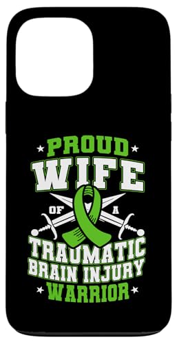 Hülle für iPhone 13 Pro Max Stolze Frau eines traumatischen Gehirnverletzungskriegers von Traumatic Brain Injury Awareness Month TBI Designs