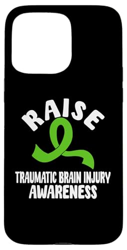 Hülle für iPhone 15 Pro Max Das Bewusstsein für traumatische Hirnverletzungen schärfen Grünes Band von Traumatic Brain Injury Awareness Month TBI Designs