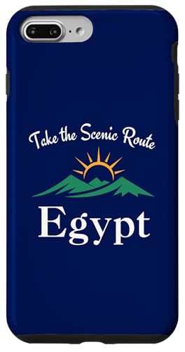 Hülle für iPhone 7 Plus/8 Plus Machen Sie den Scenic Route Egypt Vacation Vintage Egypt von Travel Adventure Outdoor